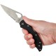Нож Spyderco Byrd Harrier 2, 8Cr13MoV, G-10, полусеррейтор ц:black