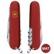 Ніж Victorinox Huntsman Mat 91мм,15функ,черв.мат,жовт.лого