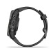 Смарт-часы Garmin fenix 7S Pro Sapphire Solar Edition карбоново-серые титановые DLC с черным ремешком