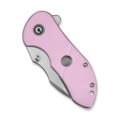 Ніж складаний кишеньковий Civivi Gordo, (6.4 см) D2 / G10 рожевий