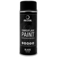 Краска RecOil маскировочная аэрозольная -Черная 400 мл