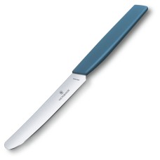 Ніж столовий Victorinox Swiss Modern 11 см, заокруглений, блакитний
