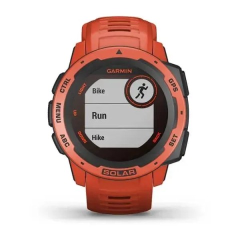 Смарт-годинник Garmin Instinct Solar Flame Red