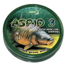 Поводковый материал Katran Coated Braided Hook Links Aspid 3 10m 25lb