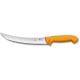 Ніж м'ясника Victorinox SWIBO 22см жовтий 5.8435.22