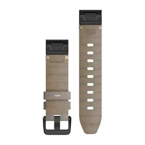 Ремінці для годинника Garmin QuickFit 20 шкіряні замшеві, сланцево-сірі