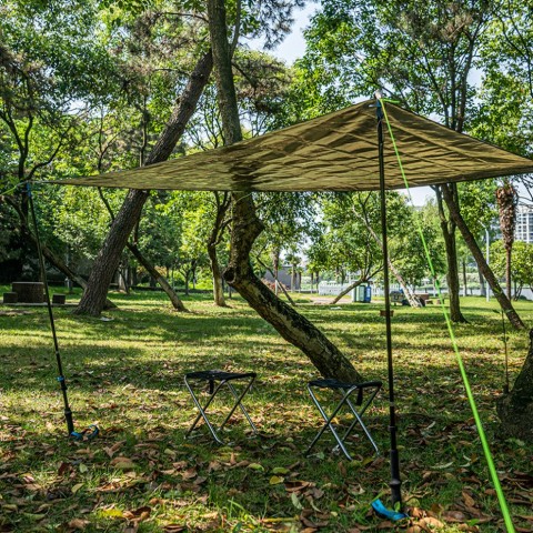 Килимок кемпінговий багатофункціональний Naturehike NH20FCD03, 230х260 см, алюмінієва плівка