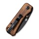 Ніж складаний кишеньковий Civivi Baby Banter, (5.9 см) Nitro-V / Guibourtia Wood