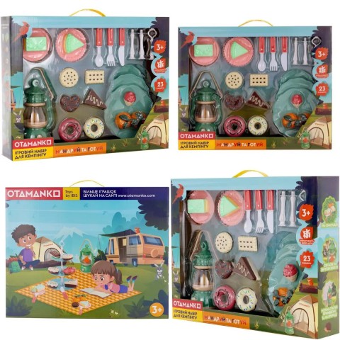 Ігровий набір OTAMANKO для кемпінгу «Мандруй та готуй» , 23 елементи