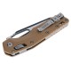 Нож Microtech MSI SE, fluted black, G10, tan