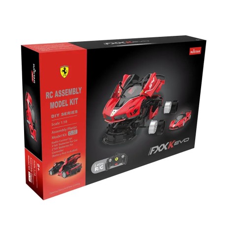 Машинка Rastar Ferrari FXX K конструктор 1:18 ц:красный
