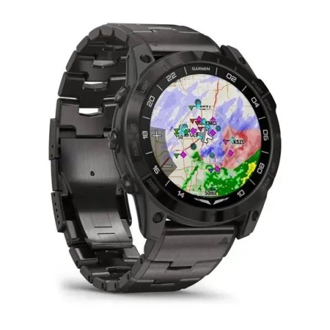 Garmin D2 Mach 1 Pro — авіаційний смарт-годинник із титановим браслетом