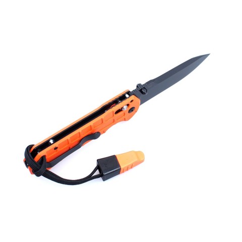 Ніж складаний туристичний Ganzo G7453P-WS ( 9 см) 440С / G10 чорний текстурований