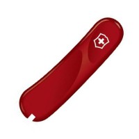 Накладка на ніж Victorinox 85мм Evolution red передня з лого (kVa+)