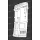 Магазин Magpul PMAG 223 Rem (5.56/45) на 20 патронов Gen M3 - черный