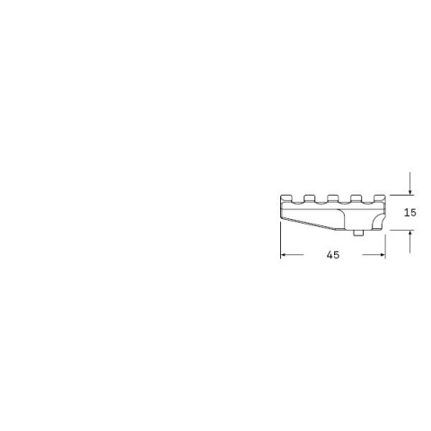 Планка AUDERE Impetus™ / PSR™ ScopeLink™ H15