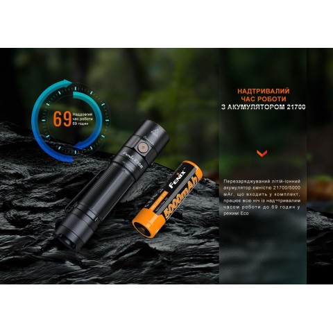 Ліхтар Fenix E35R + дифузор AOD-S V2.0 у подарунок | Лімітована серія