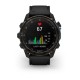 Смарт-годинник Garmin Descent Mk3i (51 мм) карбоново-сірий DLC титановий з чорним силіконовим ремінцем