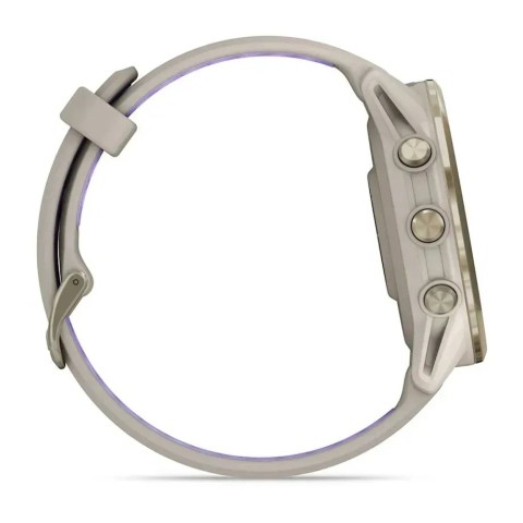 Смарт-годинник Garmin Forerunner 970 золотистий титан французький сірий/індиго