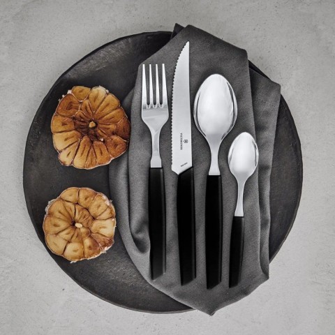 Кухонна виделка Victorinox Swiss Modern Table 20см з черн. ручкою