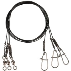 Поводок Savage Gear Black7 Trace 30cm 0.45mm 11kg (3 шт/уп.)