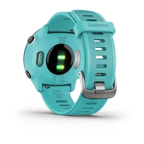 Смарт-годинник Garmin Forerunner 55 з бірюзовим ремінцем