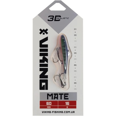 Балансир Viking Fishing Mate Ice Jig 60mm 17g #22 Kingfisher Pink