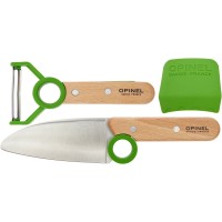 Набор ножей Opinel Le Petite Chef Green VRI Inox