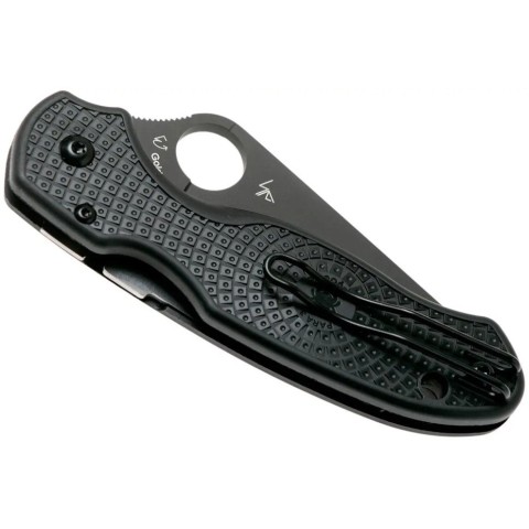 Ніж Spyderco Para 3 Lightweight Black Blade, CTS BD1N, FRN black