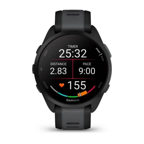 Смарт-часы Garmin Forerunner 165 черные/грифельно-серый