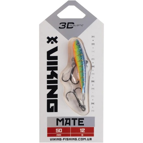 Балансир Viking Fishing Mate Ice Jig 50mm 12g #21 Kingfisher Green