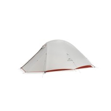 Намет надлегкий двомісний  з футпринтом Naturehike Cloud Up Pro CNK2350WS020,  20D, світлий сірий