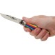 Нож Old Bear Rainbow S, W1.4060 steel, wood handle, rainbow