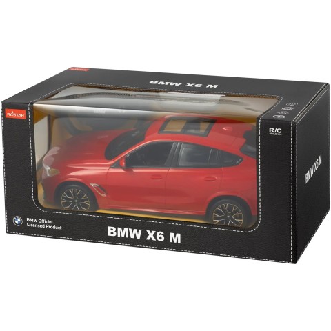 Машинка Rastar BMW X6 M 1:14 Красный