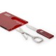 Ніж Victorinox Swisscard Lite 82х54х4мм,12функ,черв.прозор