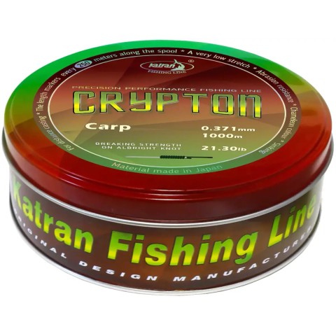 Волосінь Katran Crypton Carp 1000m (camo) 0.371mm 21.3lb/9.66 kg