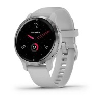 Смарт-годинник Garmin Venu 2S сірий зі сріблястим безелем
