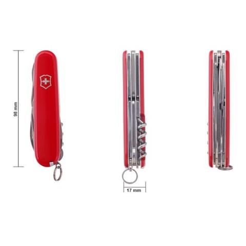Ніж Victorinox Climber 91мм,14функ,черв