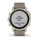 Смарт-часы Garmin fenix 6S Pro Sapphire золотистые с серым кожаным ремешком