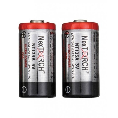 Акумуляторні батарейки NexTorch NTR123A-SET 2шт. + зарядний пристрій