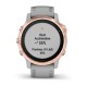 Смарт-годинник Garmin fenix 6S Pro Sapphire рожево-золотистий з сірим ремінцем