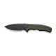 Ніж складаний кишеньковий Civivi Mini Praxis, (7.5 см) D2 / G10 зелений