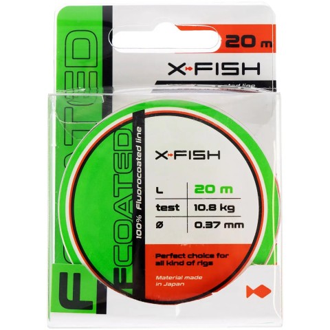 Флюорокарбон X-Fish FCoated 20m 0.37mm 10.8kg