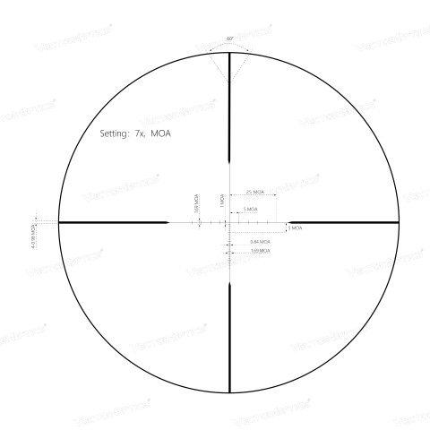 Приціл оптичний Vector Optics Matiz 2-7x32 (25,4 мм) SFP VOW-MOA
