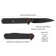 Нож Skif Townee BSW, ц:black
