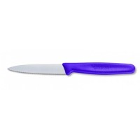 Нож кухонный Victorinox Standart 8см, серрейтор, синий