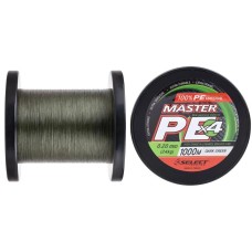 Шнур Select Master PE 1000m (темн.-зел.) #1.2/0.16mm 42lb/19kg