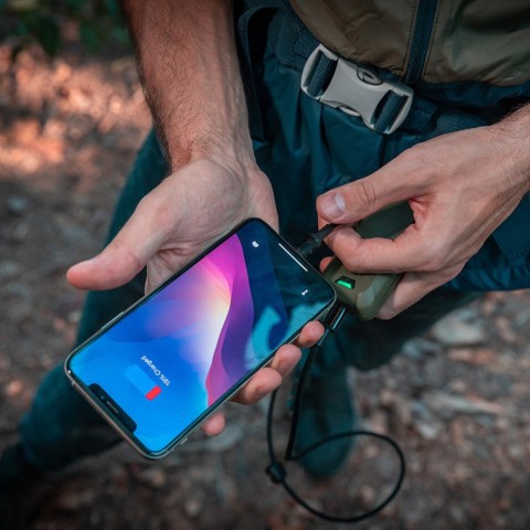 Портативний фумігатор-павербанк Flextail Max Repel S, зелений