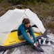Матрац туристичний надувний одномісний Naturehike CNK2550WS033, 183x53x3.5 см, жовтий, овальний