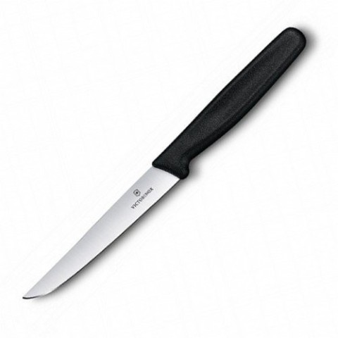 Кухонний ніж Victorinox Steak лезо 11см з чорн. ручкою